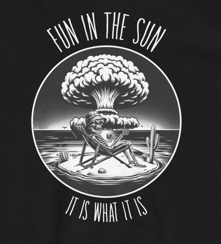 FUN IN THE SUN TEE BLACK