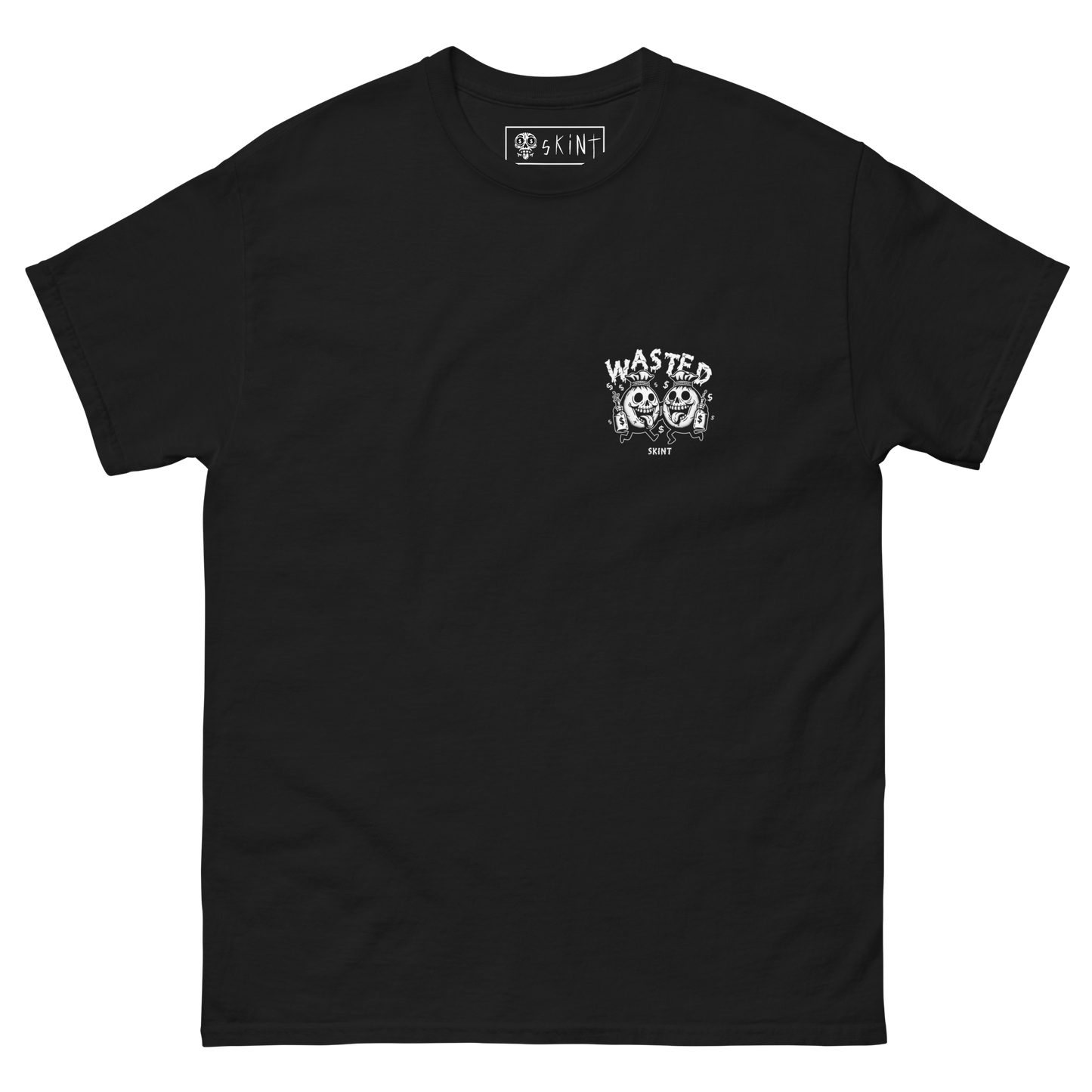WASTED TEE BLACK
